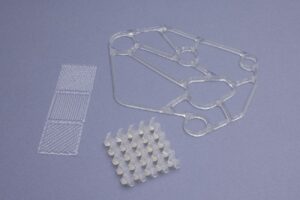 シリコーン3Dプリンターの造形品